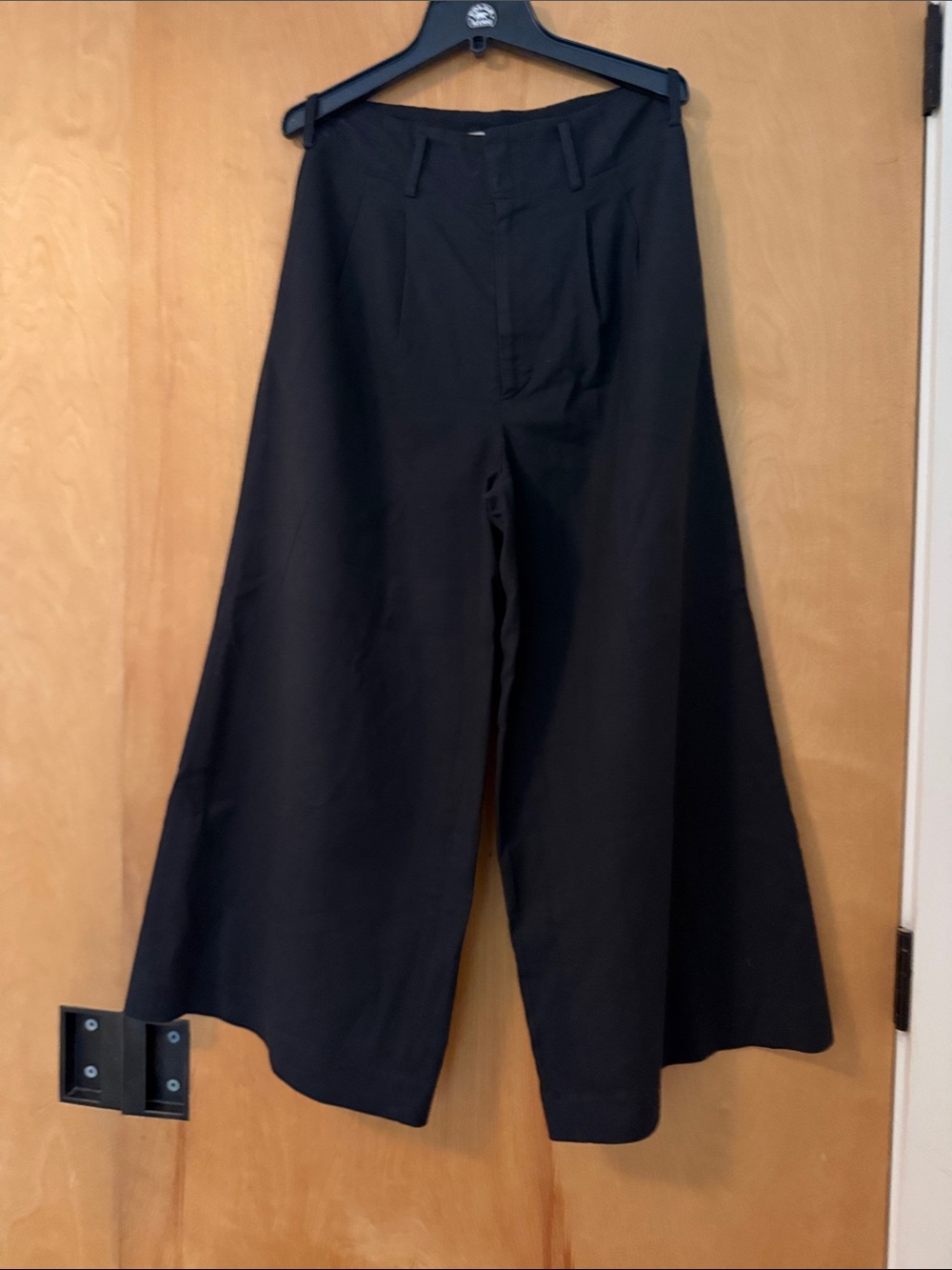 Apiece Apart Black Wide-Leg Men’s Dress Pants
